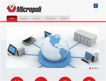 Tablet Screenshot of micropoli.com.br